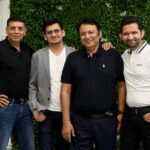 Left to right - Anil Jain, Gaurav Jain, Dr Apoorv Ranjan Sharma and Anuj Golecha