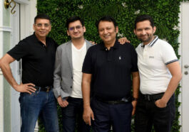 Left to right - Anil Jain, Gaurav Jain, Dr Apoorv Ranjan Sharma and Anuj Golecha